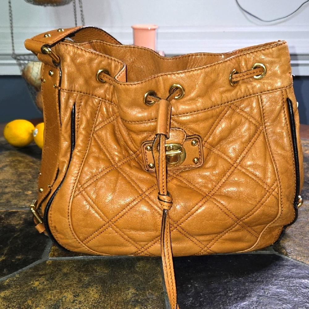 Marc Jacobs Pleated Leather Shoulderbag